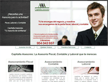 Tablet Screenshot of capitaliaasesores.com